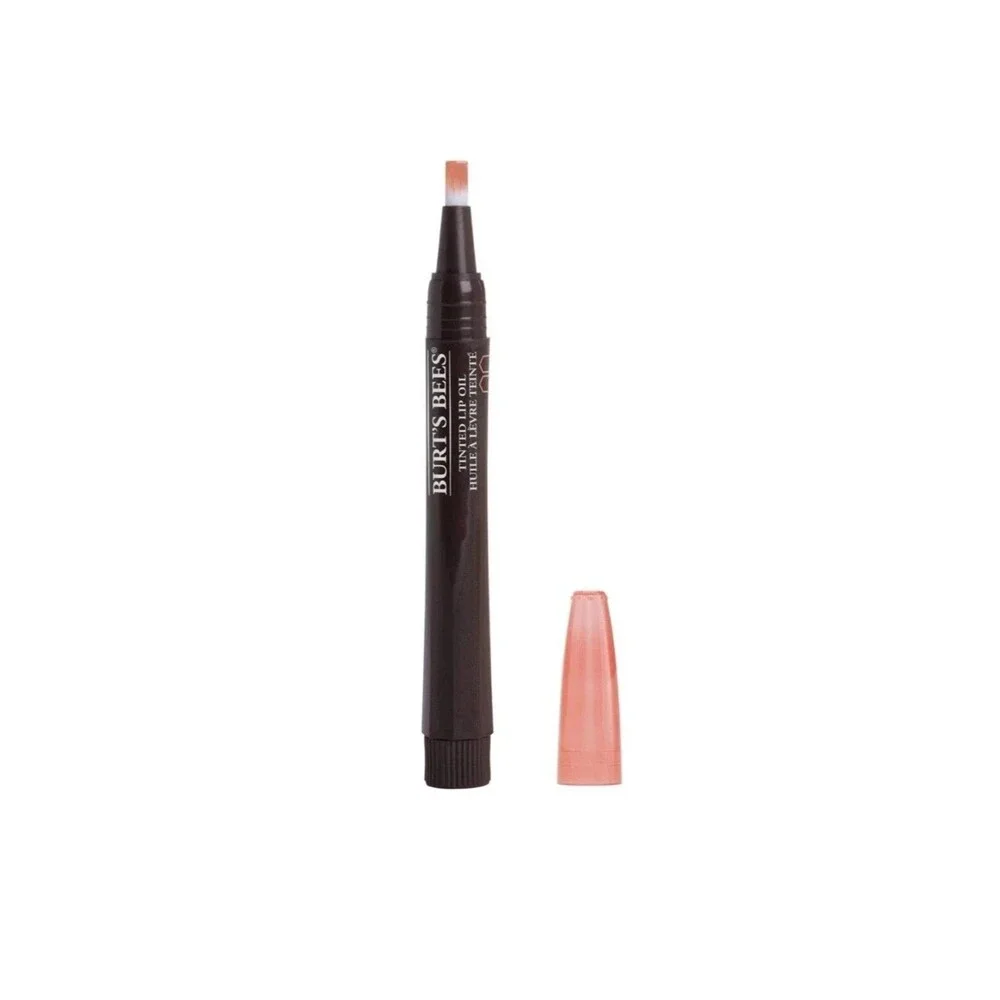 BURT'S BEES Tinted LIP OIL GLOSS ~ CARAMEL CLOUD #604 ~ NEW SEALED